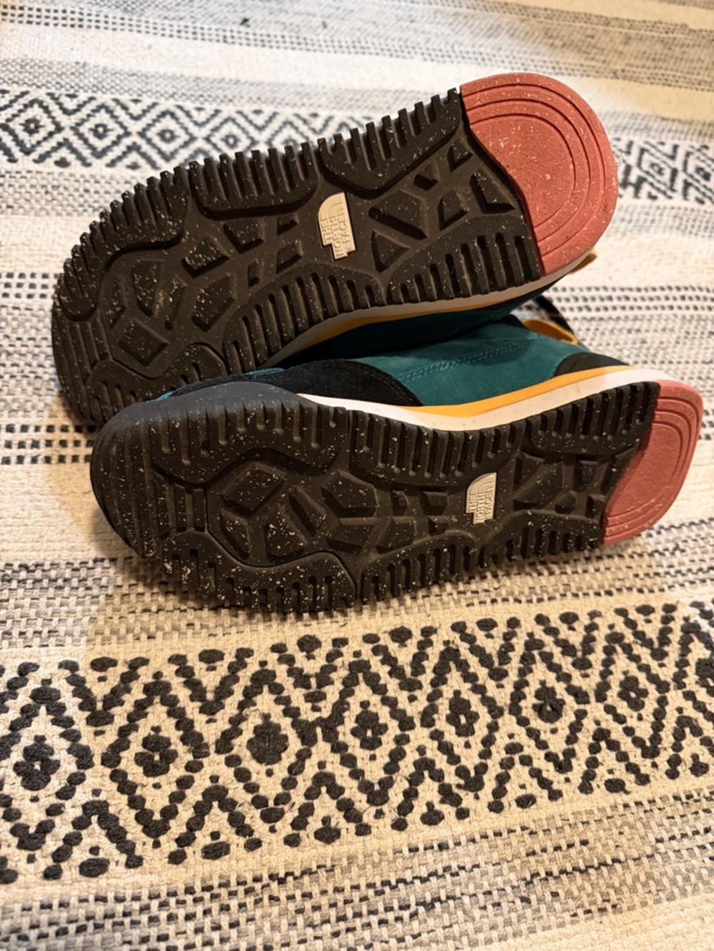 The North Face Teal Suede Lace-Up Boots with Yellow Accents - Picture 5 of 8